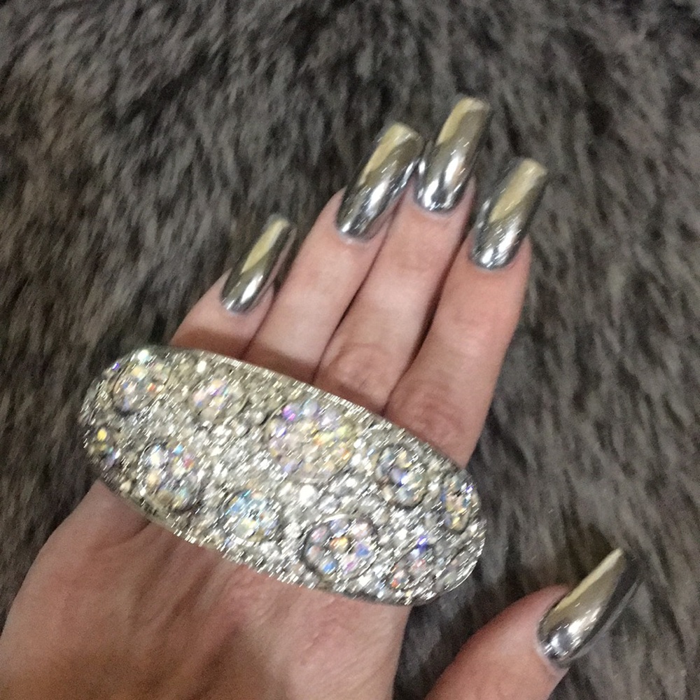 🖤Stainless Steel Crystal Bangle🖤